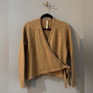 Aritizia Babaton The Group Alpaca Wool Wrap Sweater